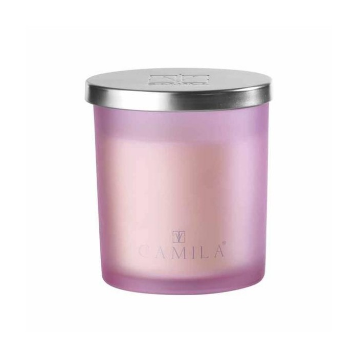 CANDELA MEDIA ROSA RISO E CILIEGIO H8XD7.5